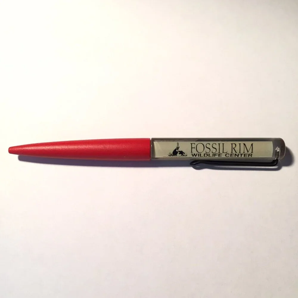 Fossil Rim Wildlife Center Texas Floaty Pen Cheetah Stalks Zebra Zoo Souvenir